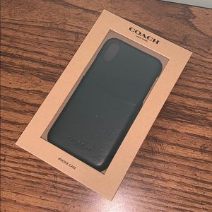 F73991 COACH Mold Phone Case w/ Pocket - iPhone X